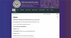 Desktop Screenshot of hononegahboosterclub.org