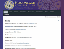 Tablet Screenshot of hononegahboosterclub.org